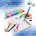 MARCADORES DOBLE CONTORNO METALIZADO - 36 UNDS