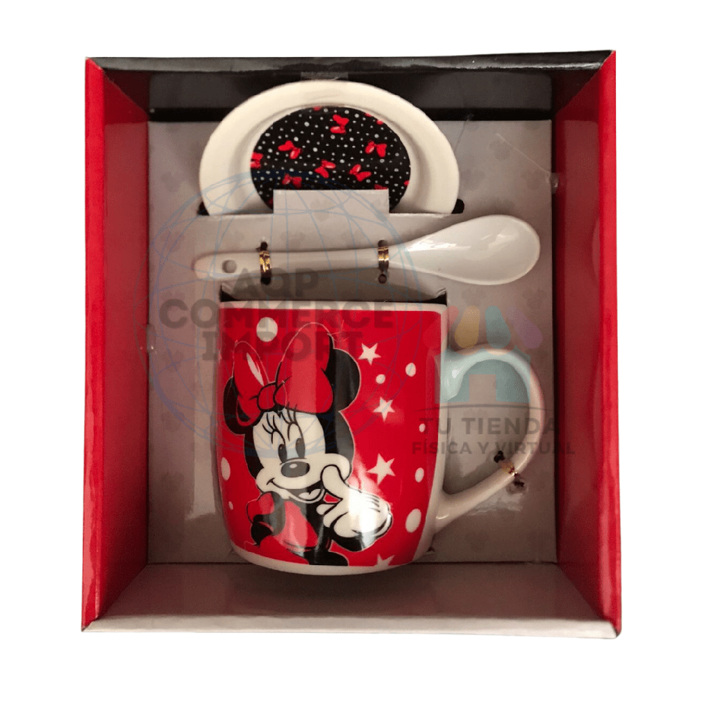 SET DE TAZA+PLATO+CUCHARITA DISNEY