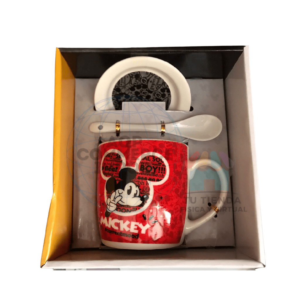 SET DE TAZA+PLATO+CUCHARITA DISNEY