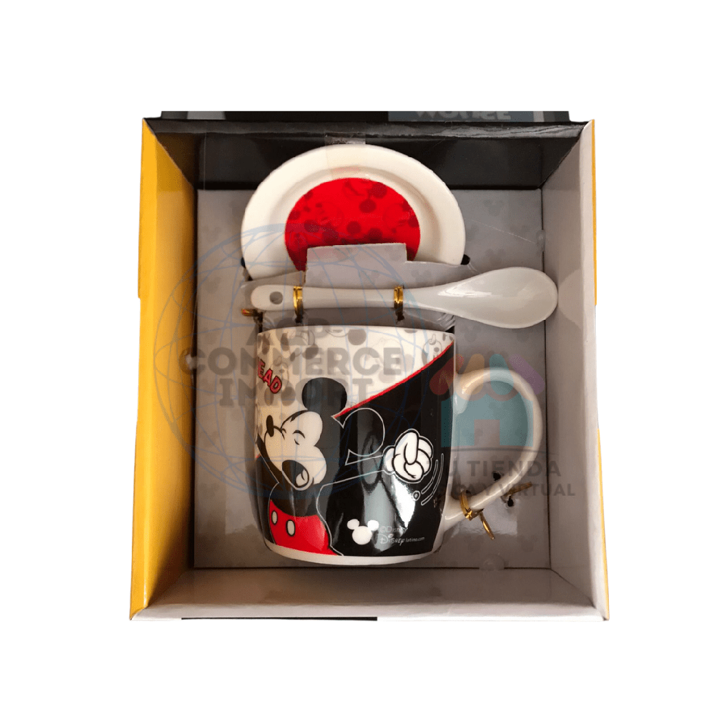 SET DE TAZA+PLATO+CUCHARITA DISNEY