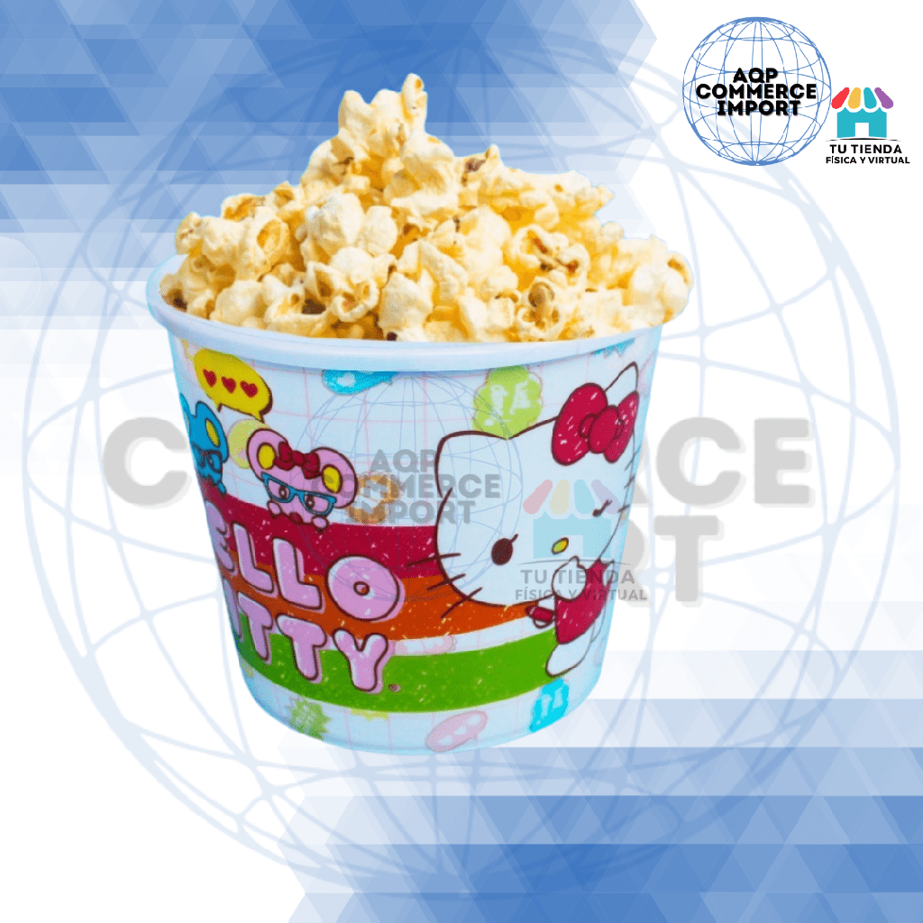 BALDE DE POCKORN HELLO KITTY MEDIANO