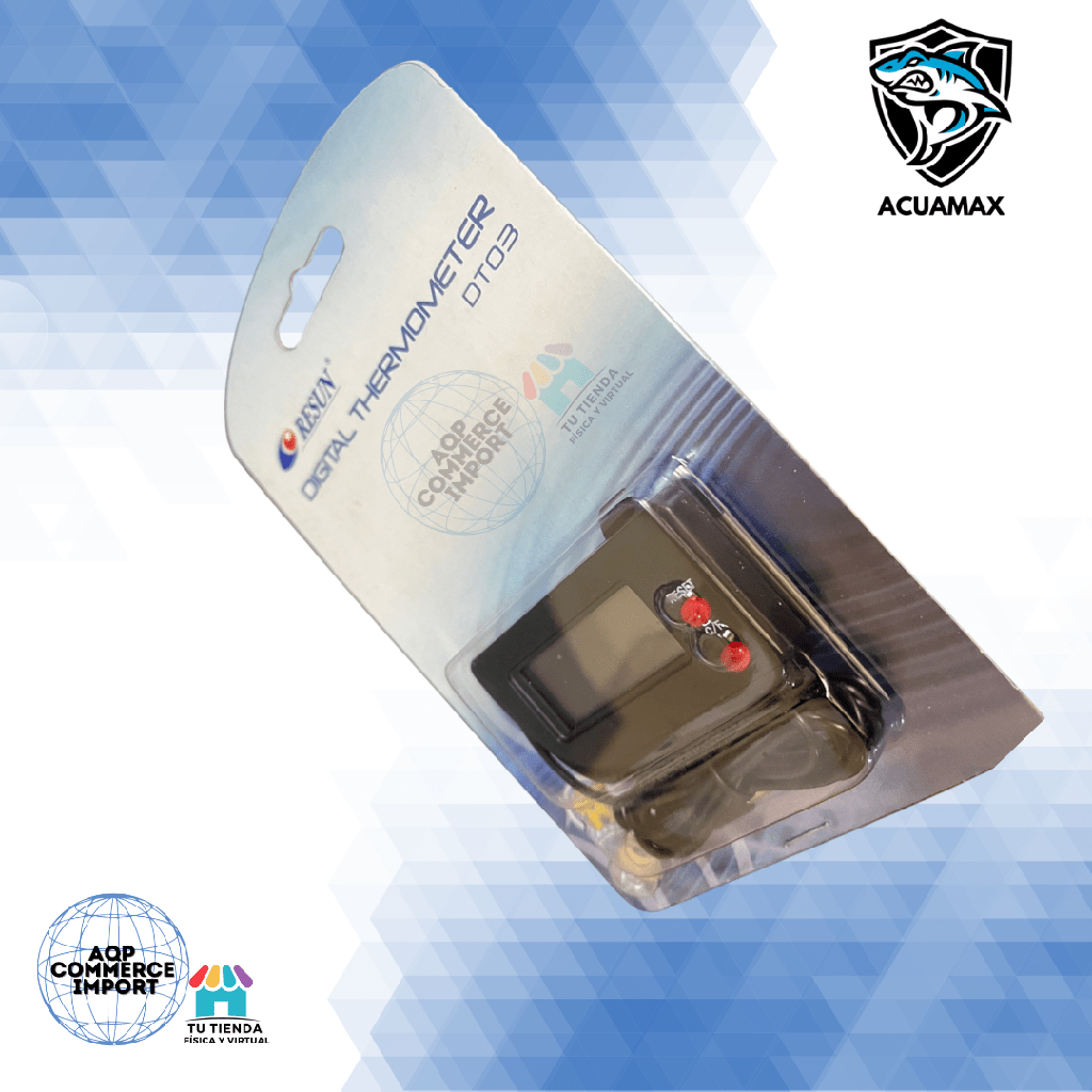 TERMÓMETRO DIGITAL PARA ACUARIOS Y PECERAS DT03