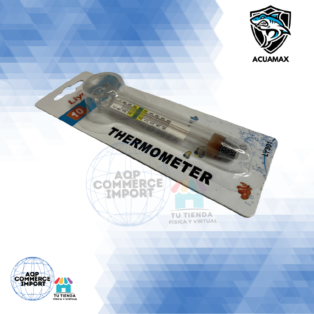 TERMÓMETRO LIYO PARA ACUARIOS Y PECERAS