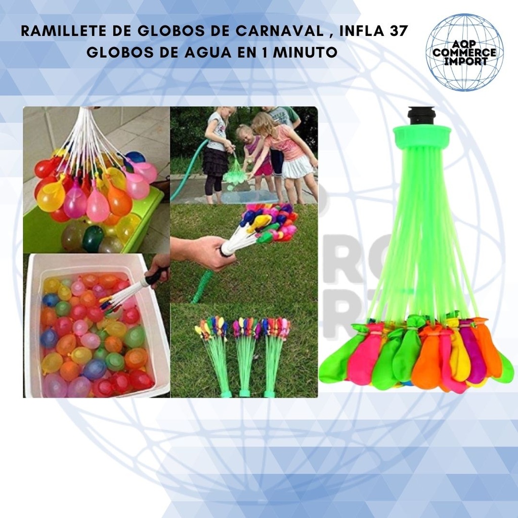 GLOBOS DE CARNAVAL  37UNDS