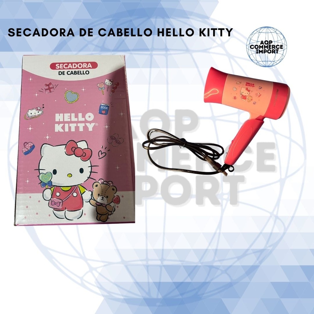 SECADORA DE CABELLO HELLO KITTY