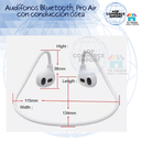 AUDÍFONOS BLUETOOTH PRO AIR CON CONDUCCIÓN ÓSEA