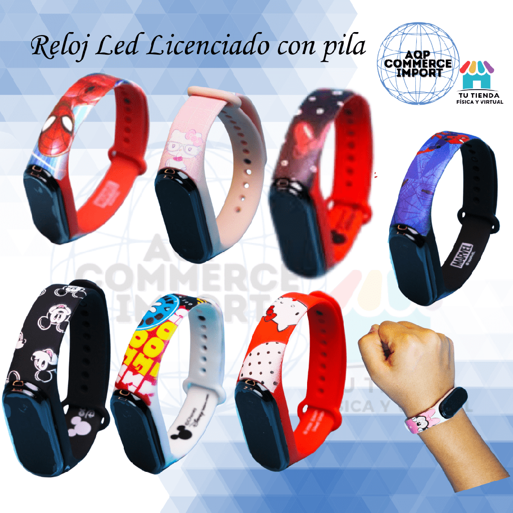 RELOJ DISNEY DIGITAL LED