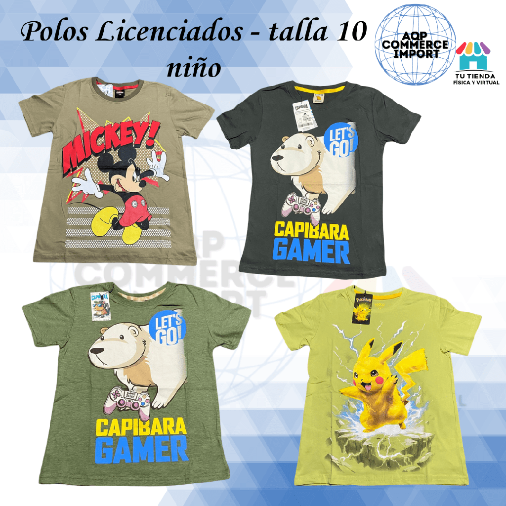 POLO LICENCIADO TALLA 10