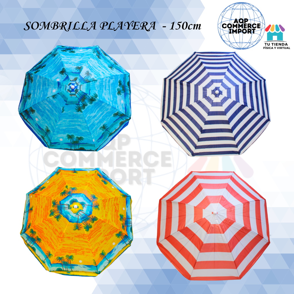 SOMBRILLA PLAYERA 150CM
