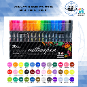 MARCADORES DOBLE CONTORNO METALIZADO - 36 UNDS