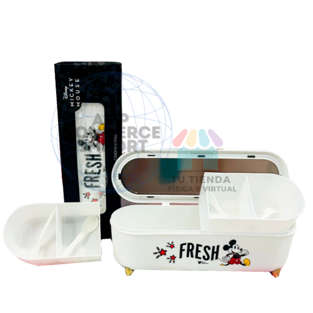 CONDIMENTEROS CON CUCHARAS DISNEY