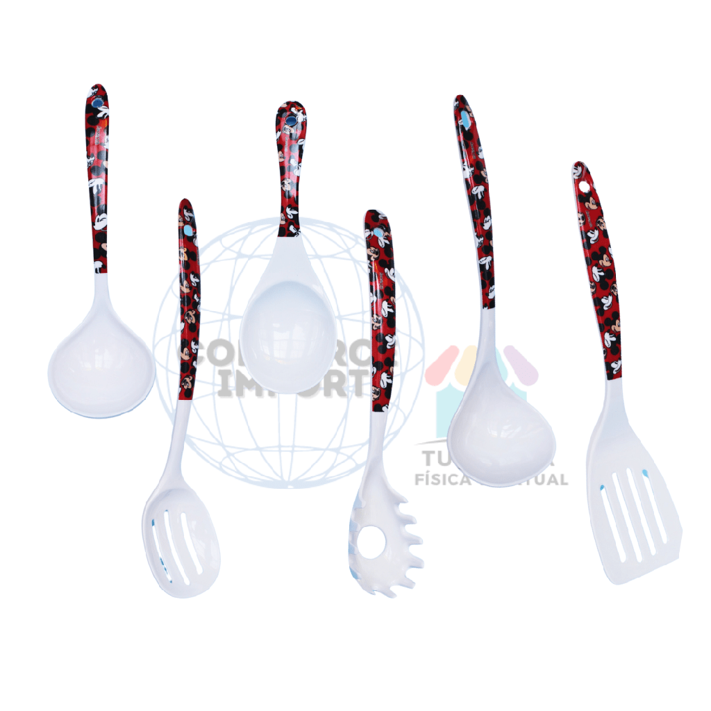 SET DE UTENSILIOS - 6 UNDS