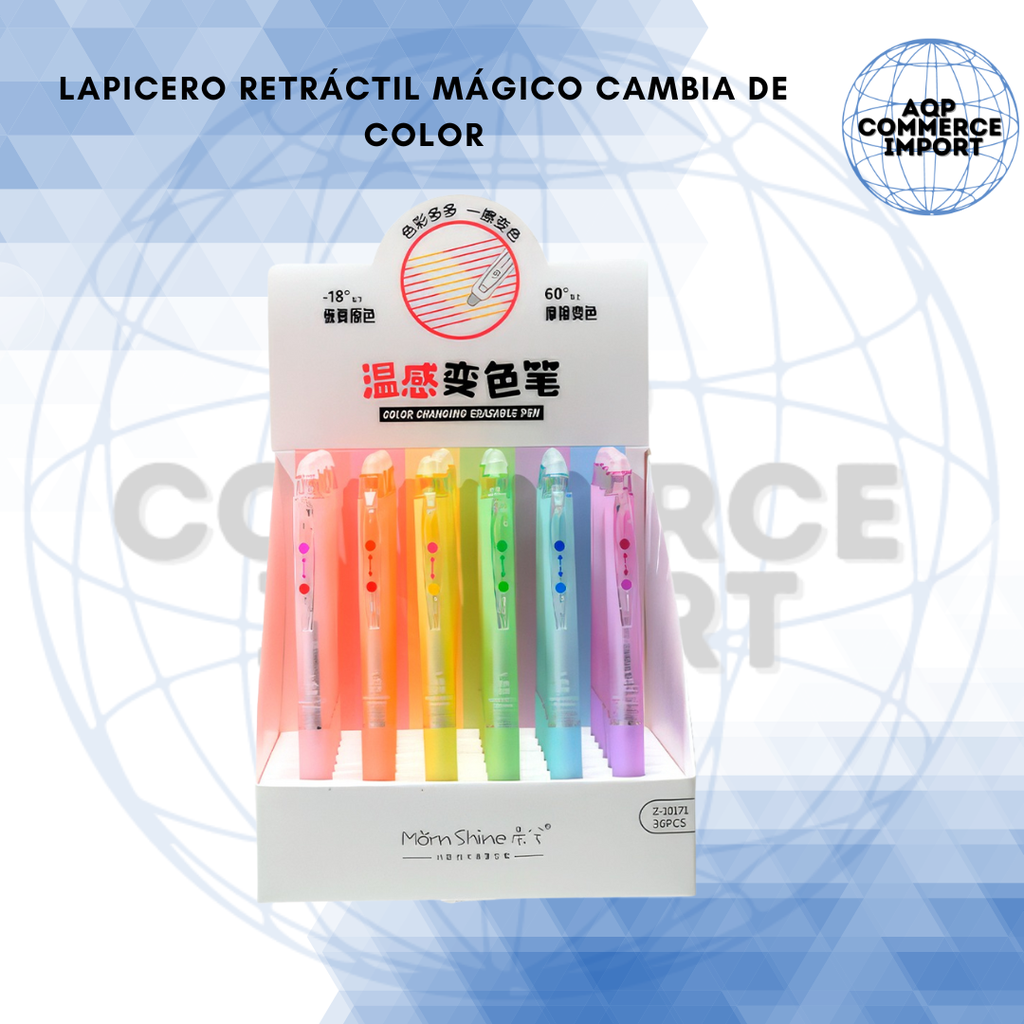 LAPICERO RETRÁCTIL CAMBIA COLOR
