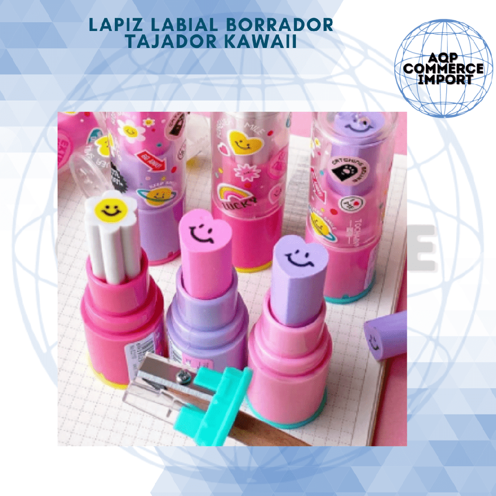 LÁPIZ LABIAL BORRADOR Y TAJADOR