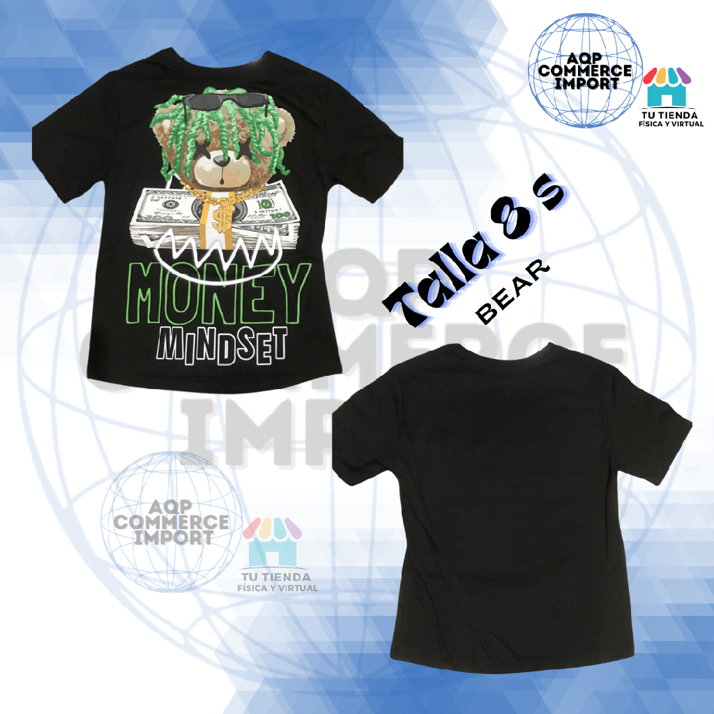 POLOS HUSTLE TALLA 8 - NIÑOS