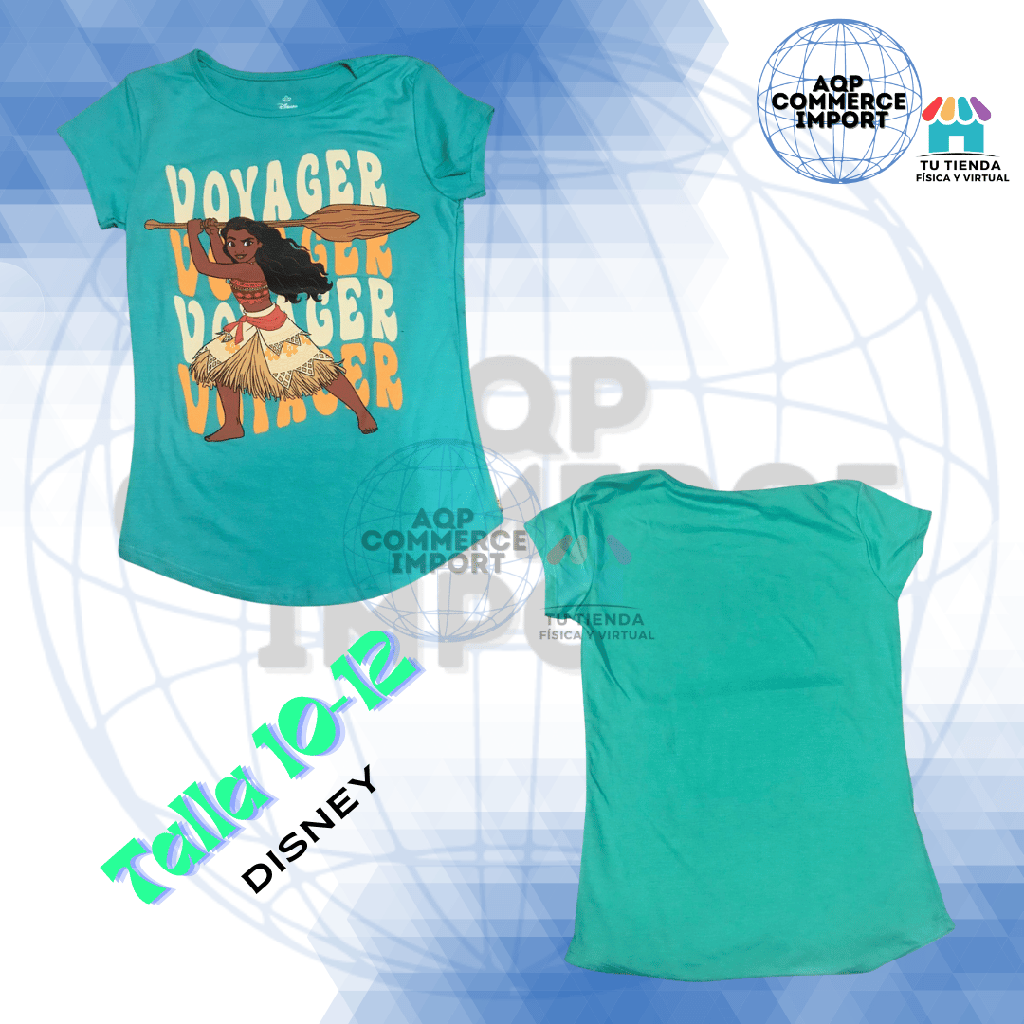 POLOS DISNEY TALLA 10/12-NIÑA