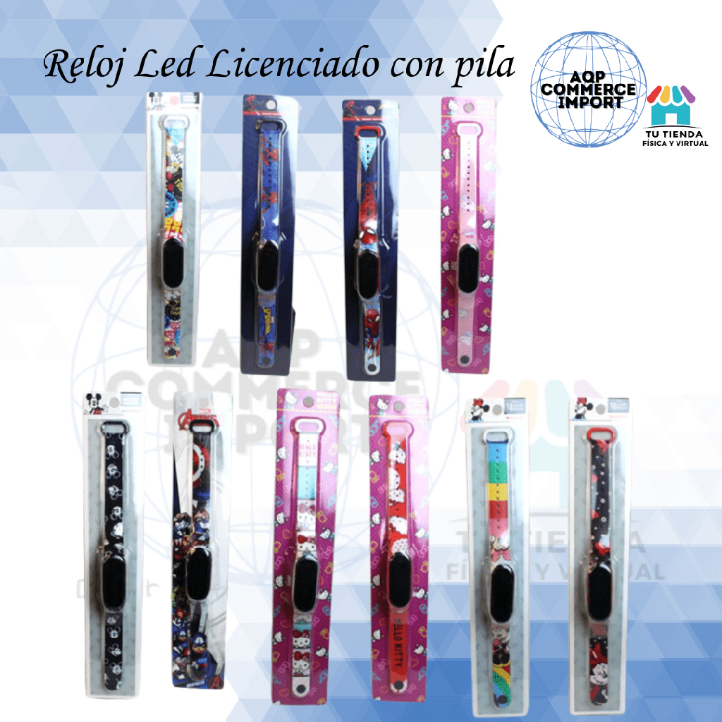 RELOJ DISNEY DIGITAL LED