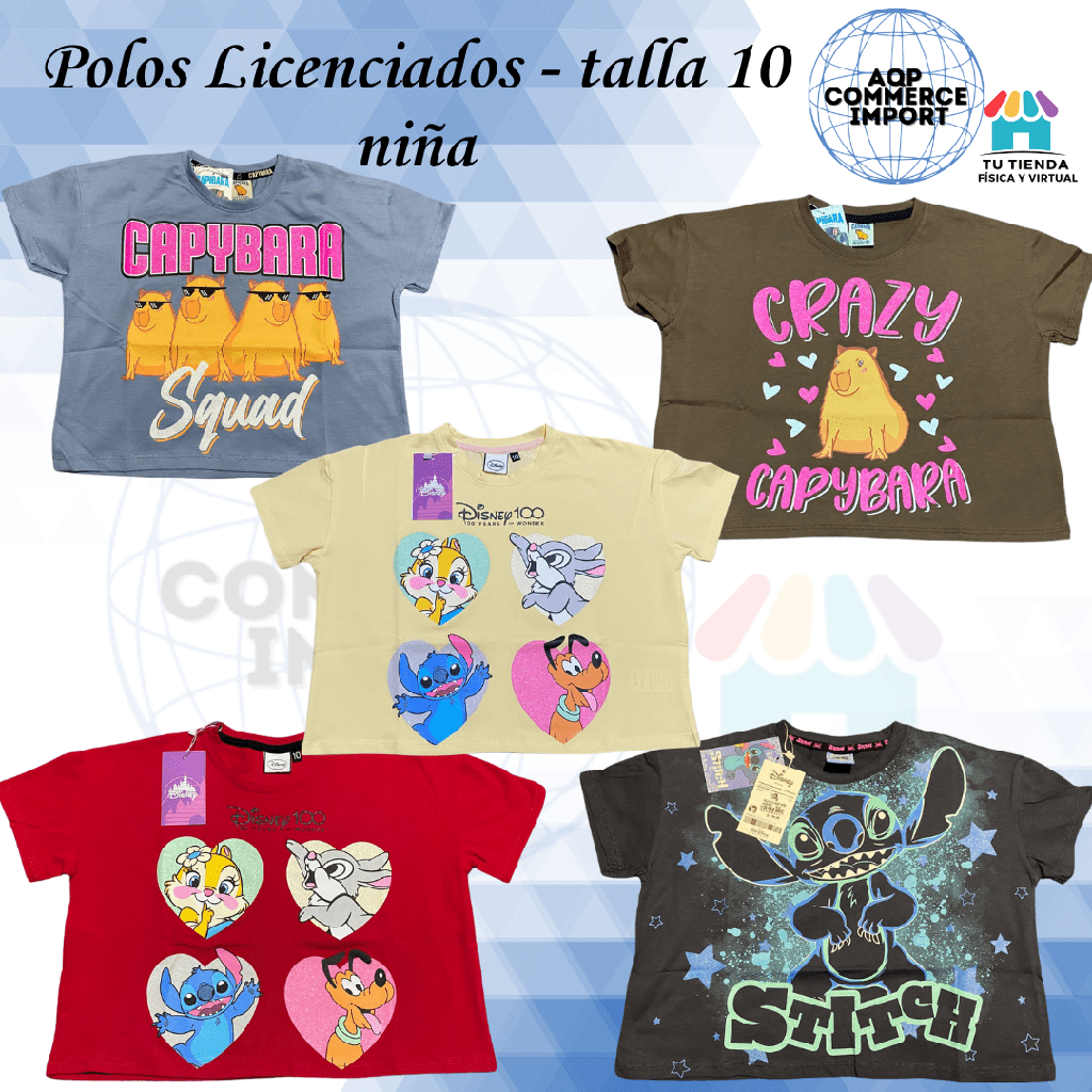 POLO LICENCIADO TALLA 10
