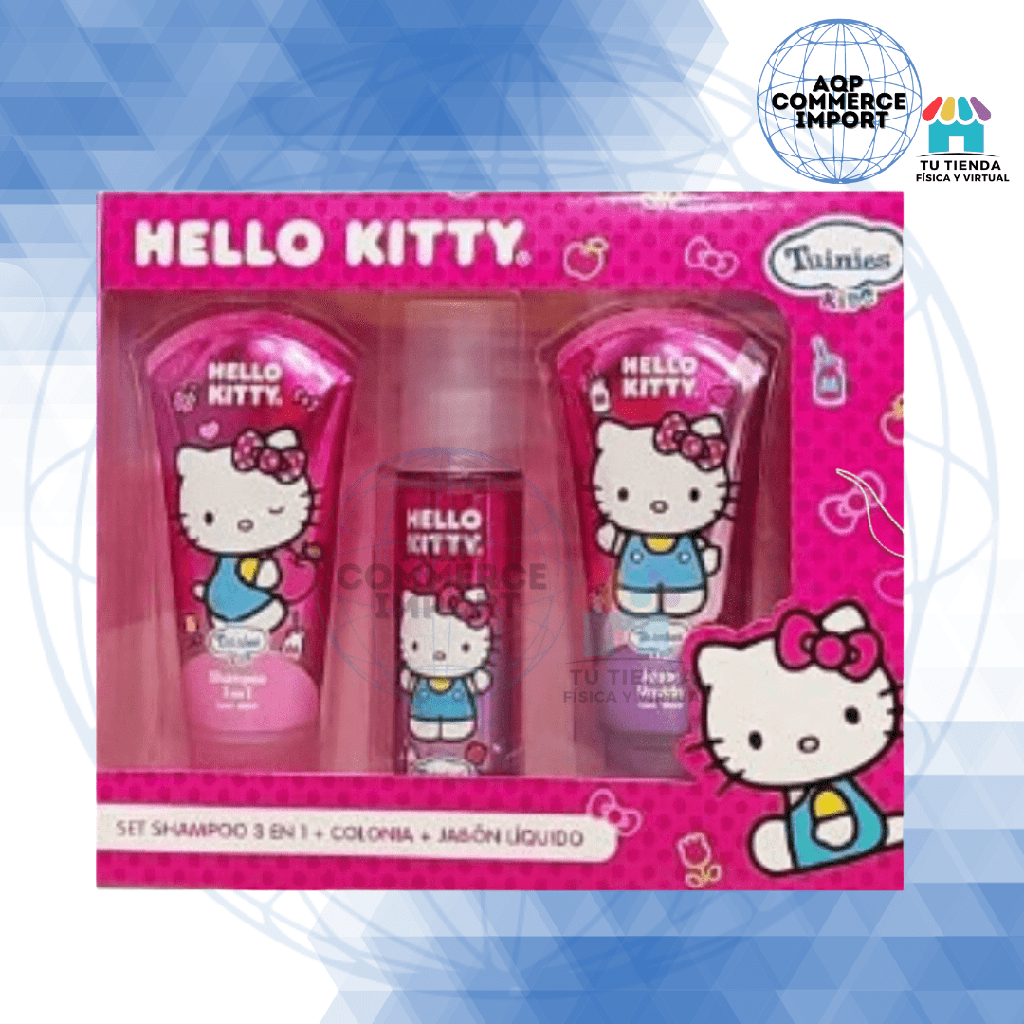 SET 3 EN 1: SHAMPOO, COLONIA Y JABÓN LÍQUIDO 100ml C/U