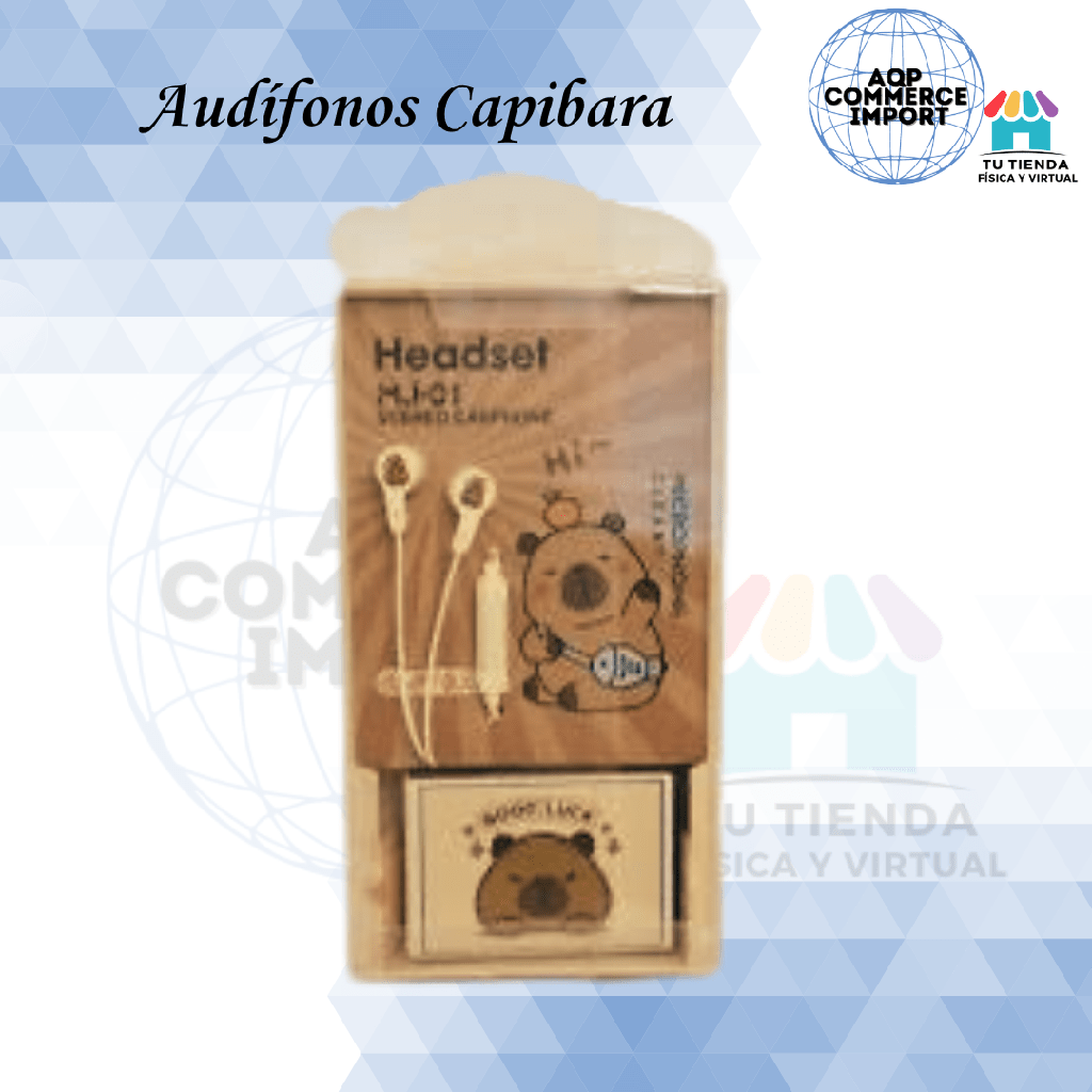 AUDÍFONOS CAPIBARA