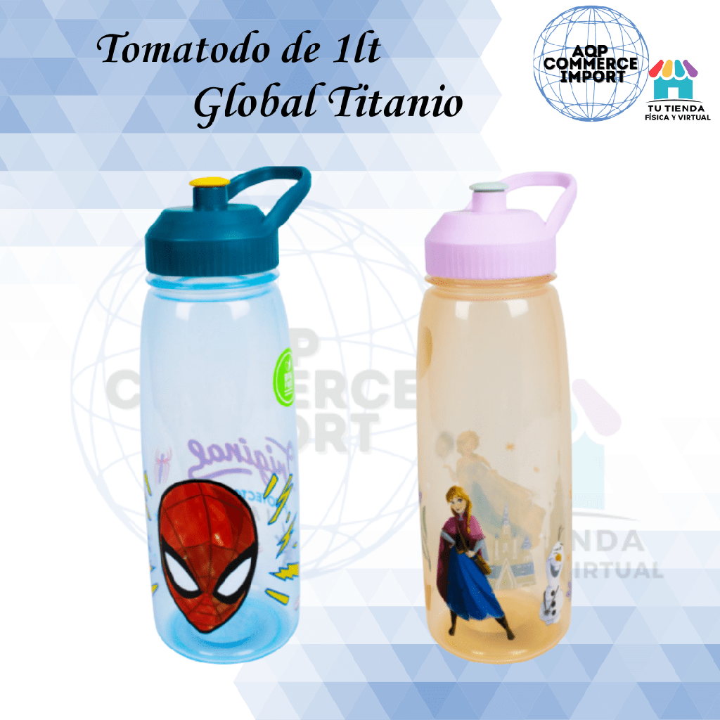 TOMATODO DE 1 LT - GLOBAL TITANIO