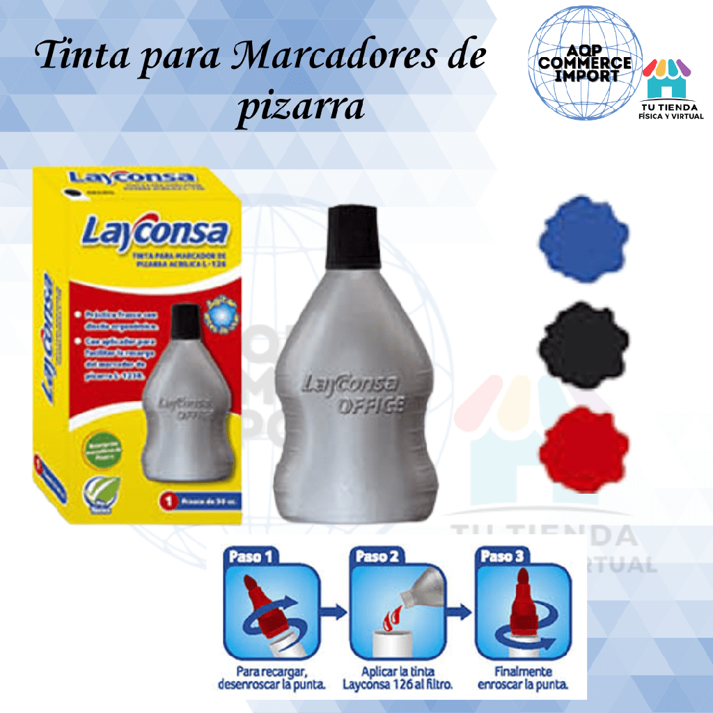 TINTA PARA MARCADORES DE PIZARRA