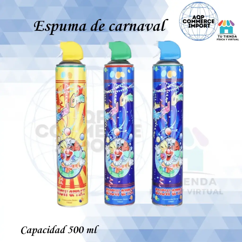 ESPUMA DE CARNAVAL 500 ML