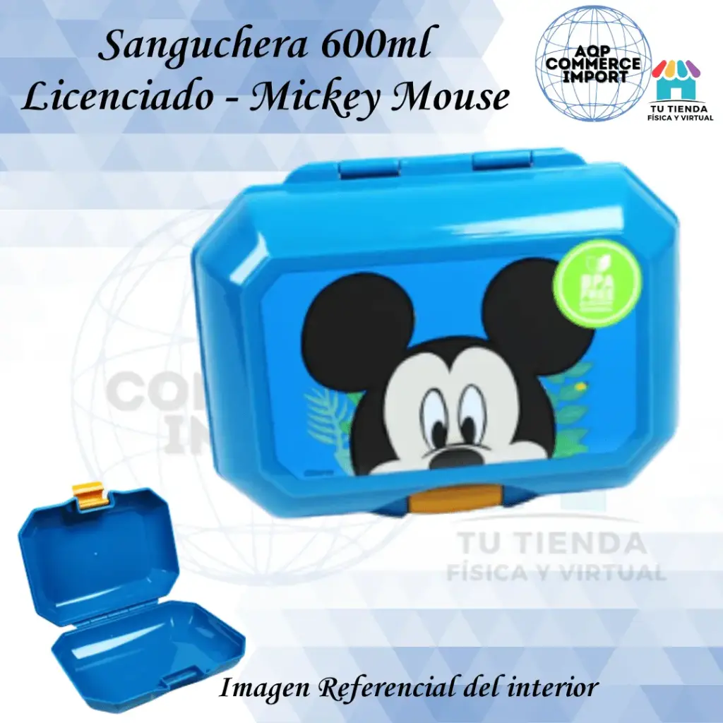 SANGUCHERA 600ML - LICENCIADO TAPER