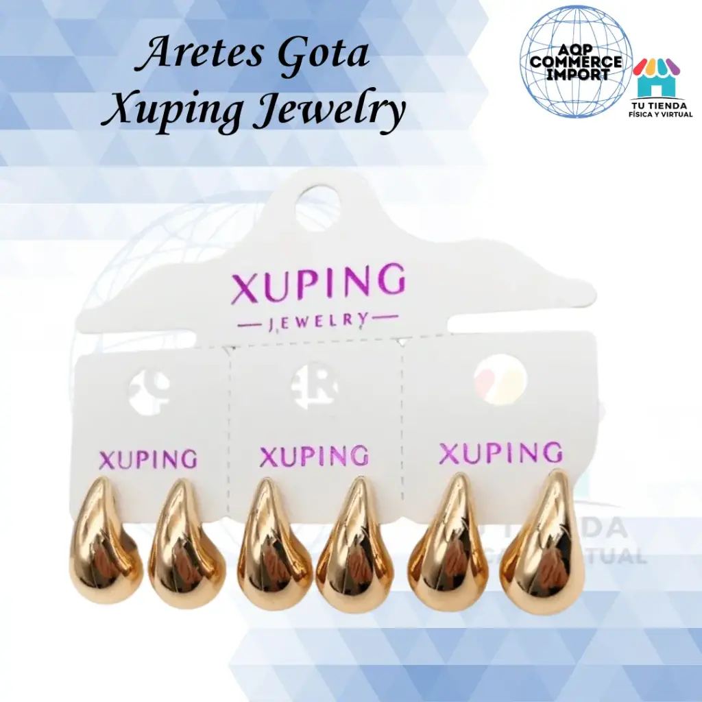 ARETES GOTA - XUPING JEWELRY