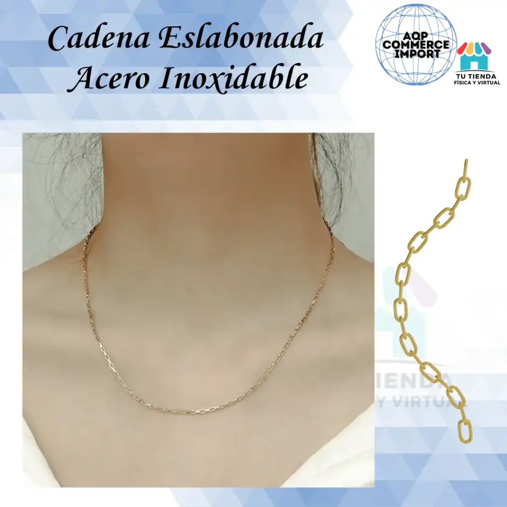 CADENA ESLABONADA DE ACERO INOXIDABLE