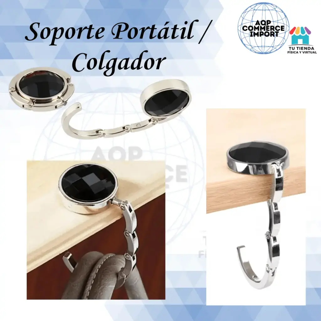 SOPORTE PORTÁTIL / COLGADOR CARTERA