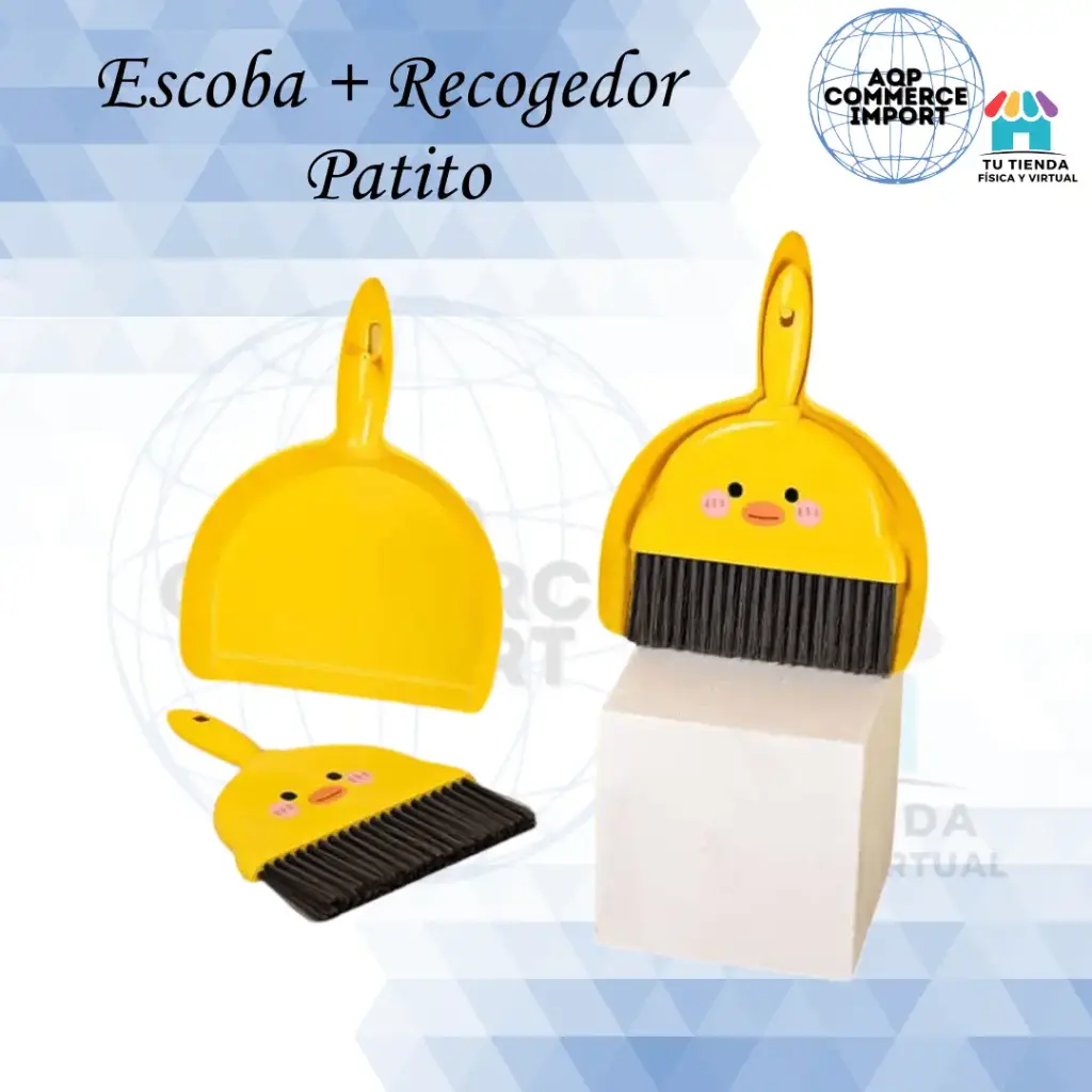 ESCOBA +RECOGEDOR PATITO