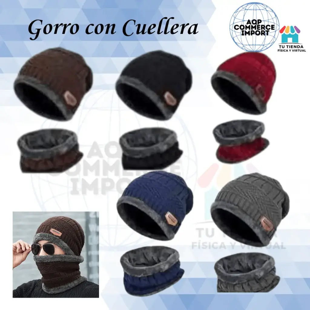 GORRO CON CUELLERA