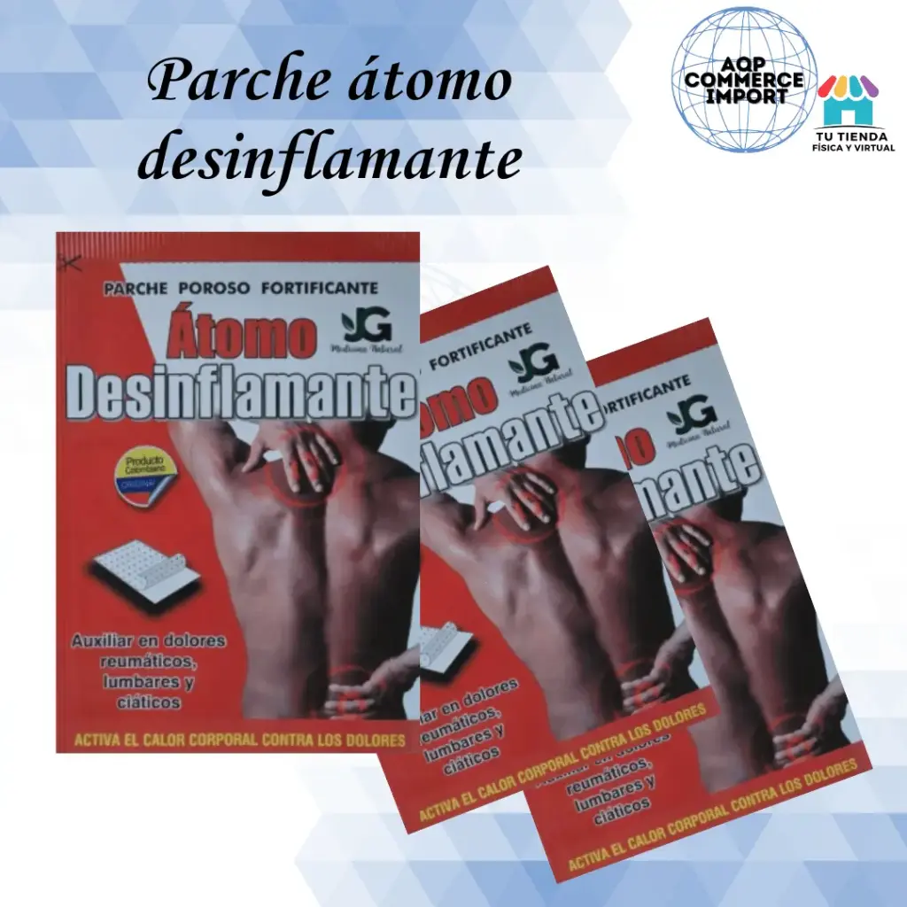 PARCHE ATOMO DESINFLAMANTE