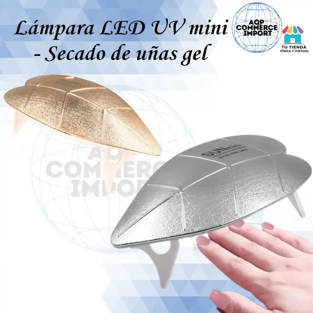 LÁMPARA LED UV MINI - SECADO UÑAS GEL
