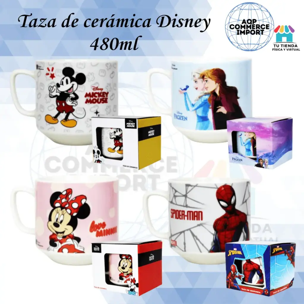 TAZA DE CERÁMICA DISNEY 480ML
