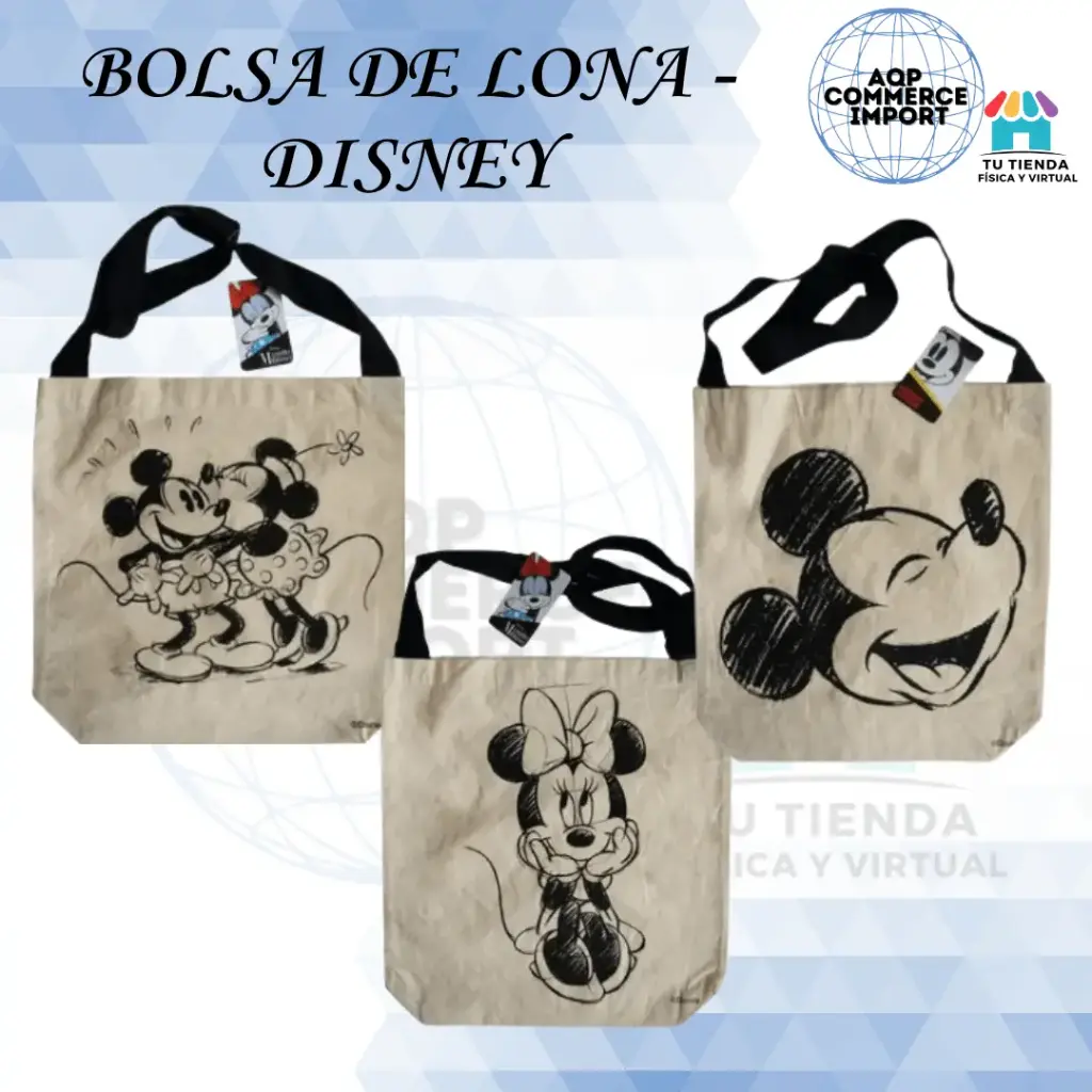 BOLSA DE LONA - DISNEY