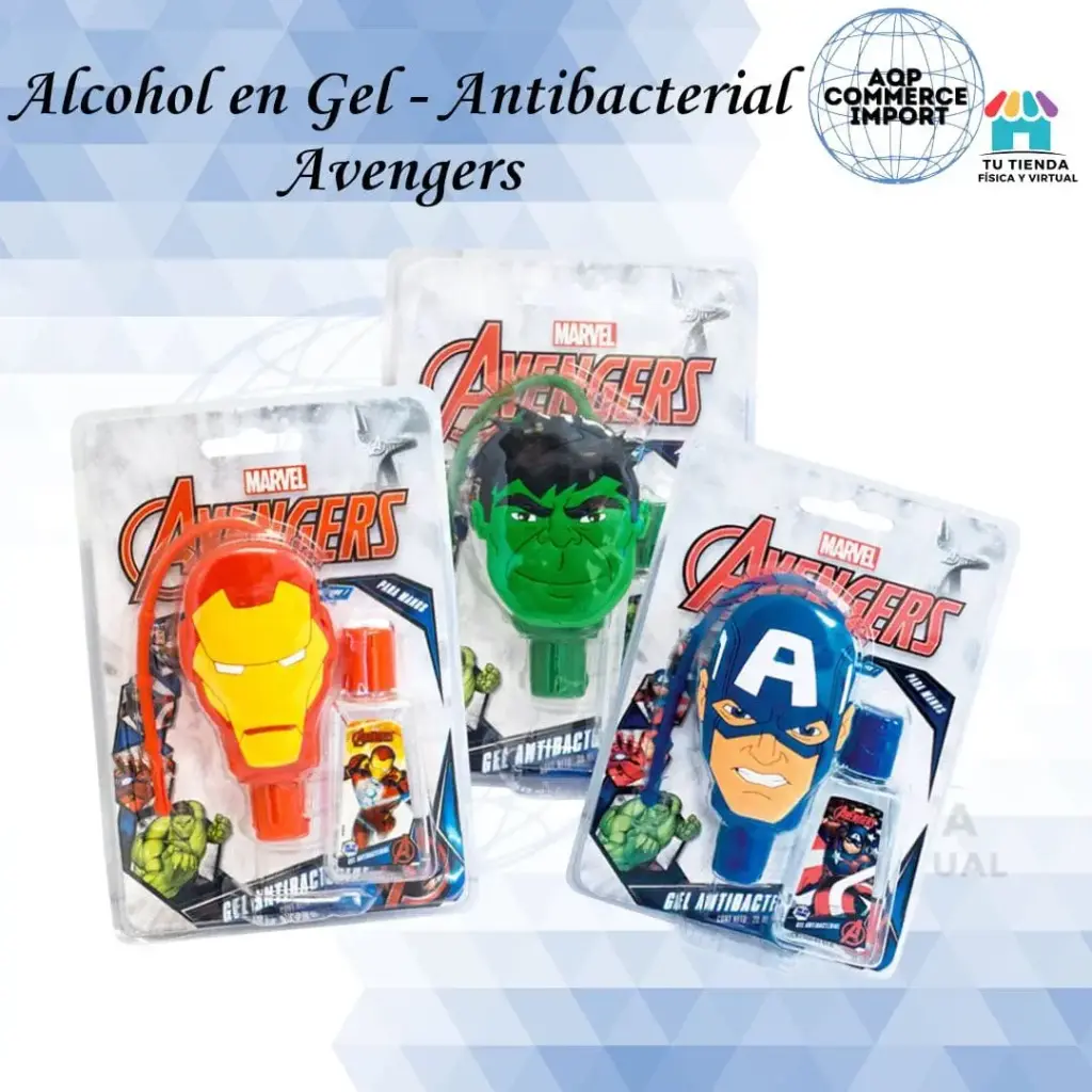 ALCOHOL EN GEL ANTIBACTERIAL - AVENGERS