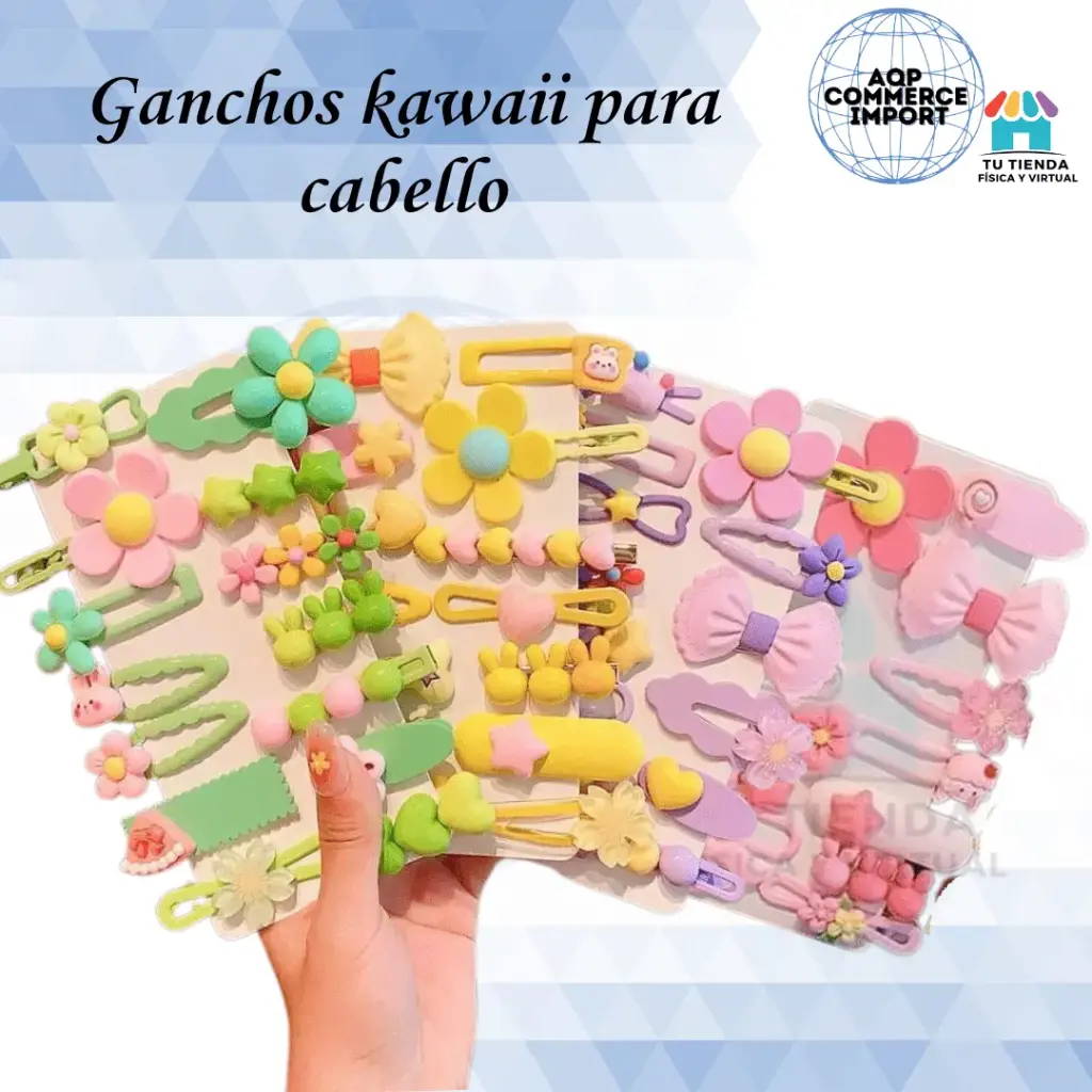 GANCHOS KAWAII PARA CABELLO