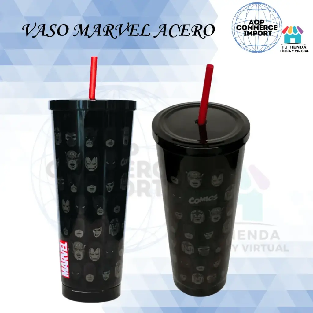 VASO MARVEL ACERO