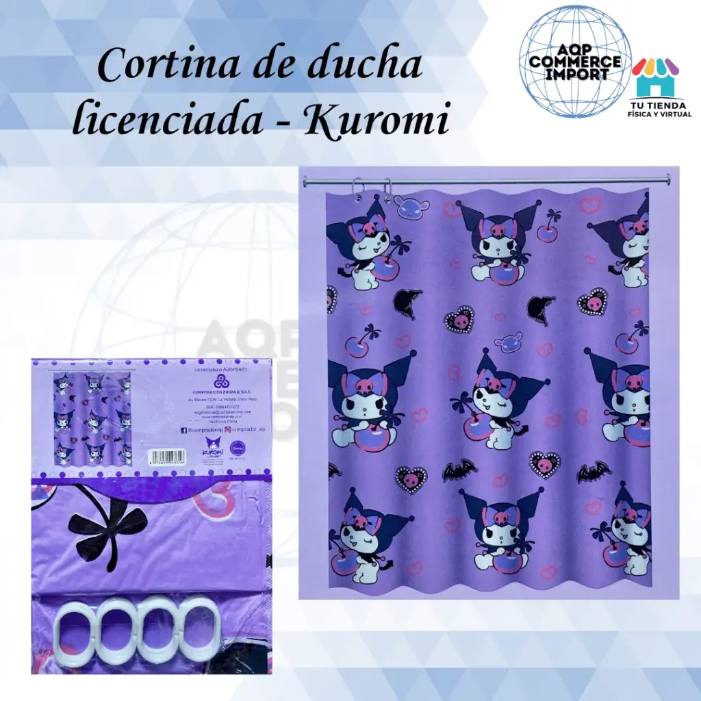 CORTINA DE DUCHA LICENCIADA