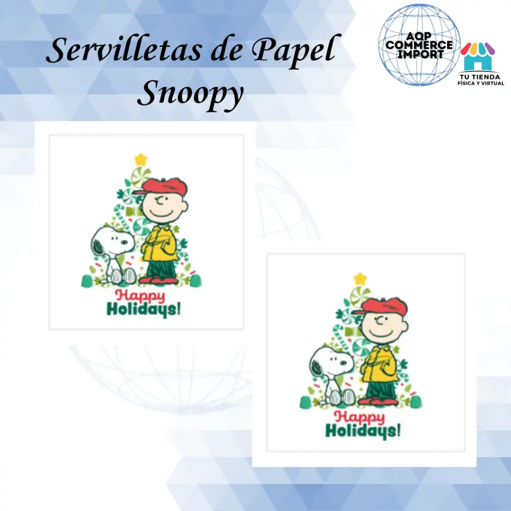 SERVILLETAS DE PAPEL - SNOOPY