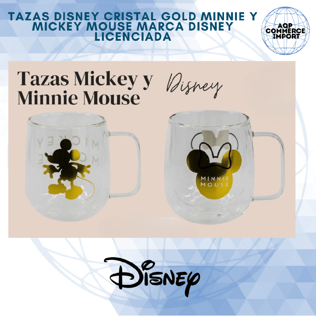 TAZA GLASS DISNEY - LICENCIADA