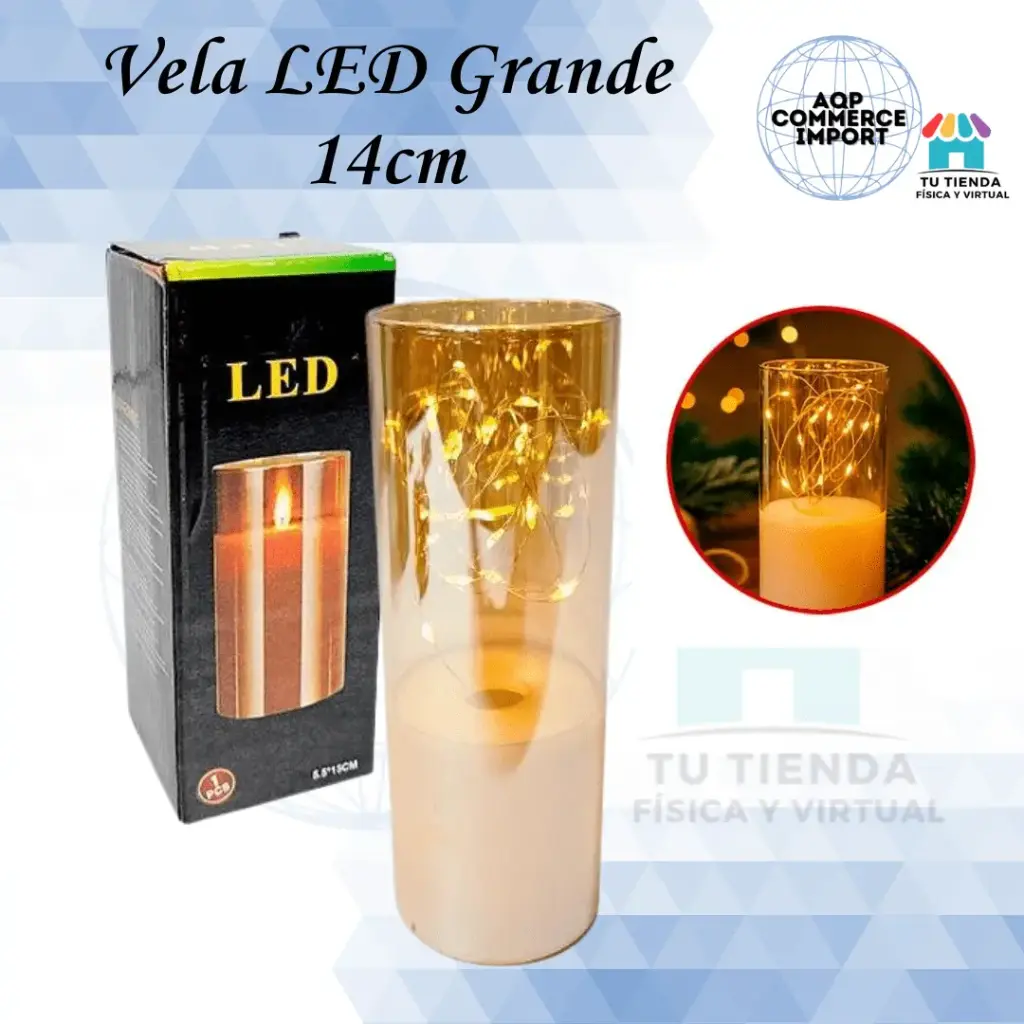 VELA LED GRANDE 14CM