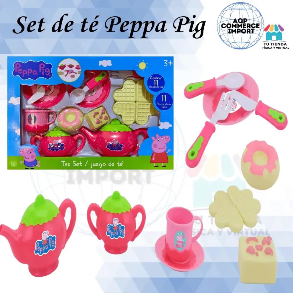 SET DE TÉ PEPPA PIG