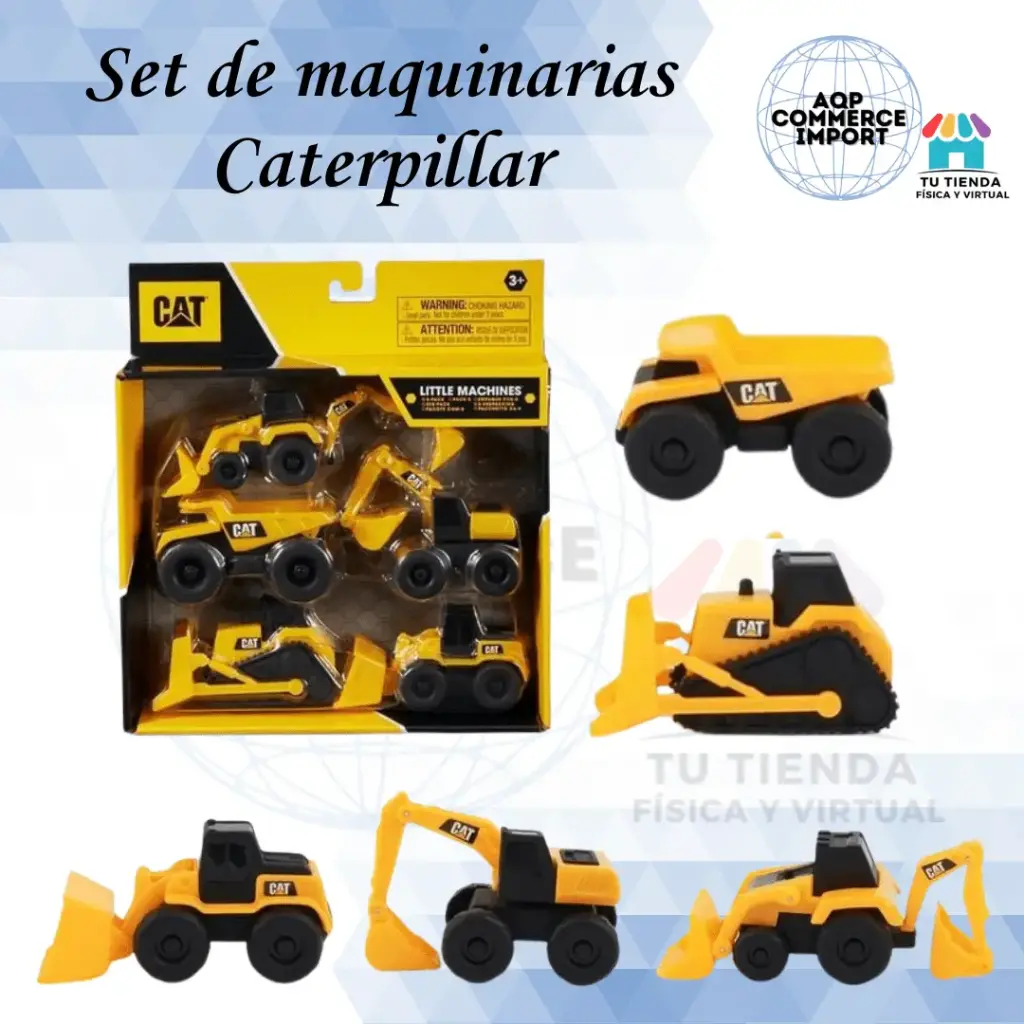 SET DE MAQUINARIAS CATERPILLAR