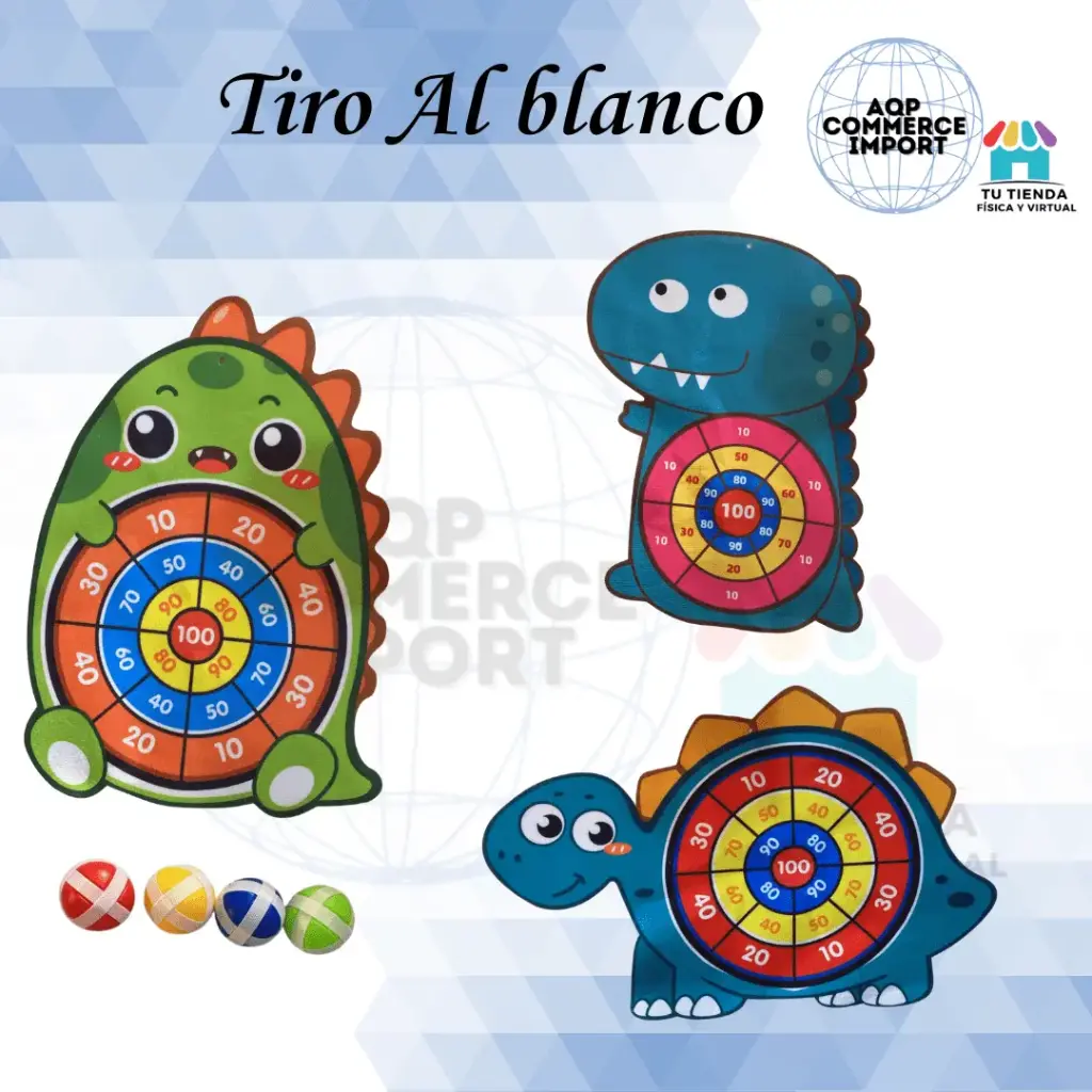 TIRO AL BLANCO  - DINOSAURIOS