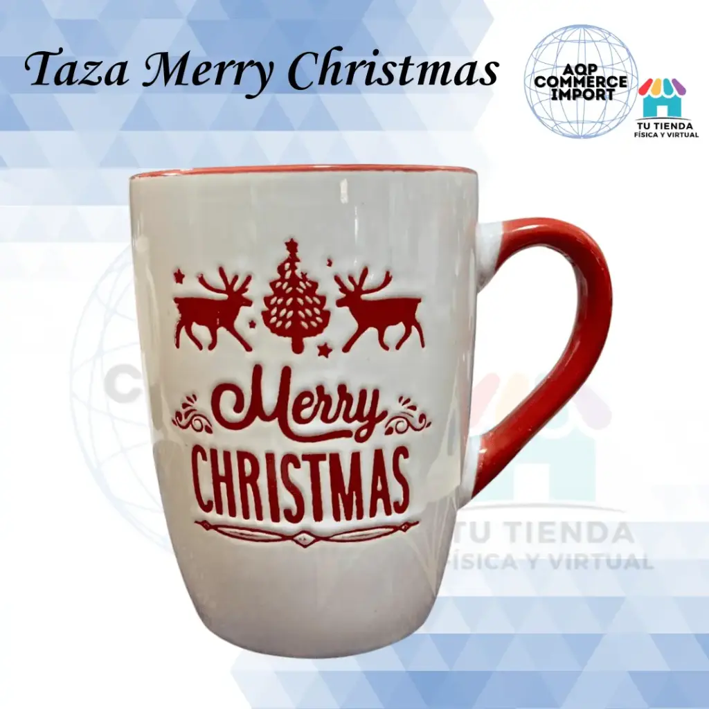 TAZAS MERRY CHRISTMAS 