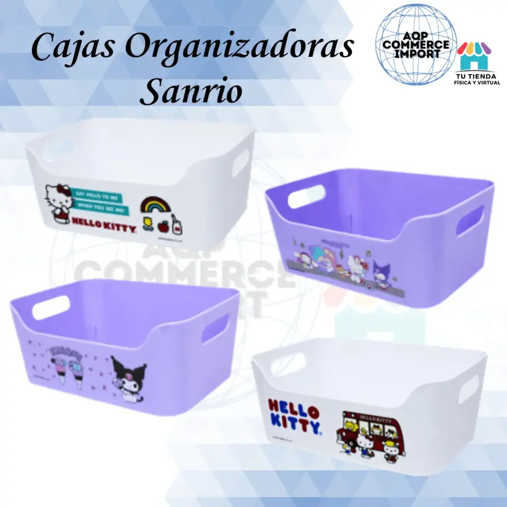CAJAS ORGANIZADORAS SANRIO