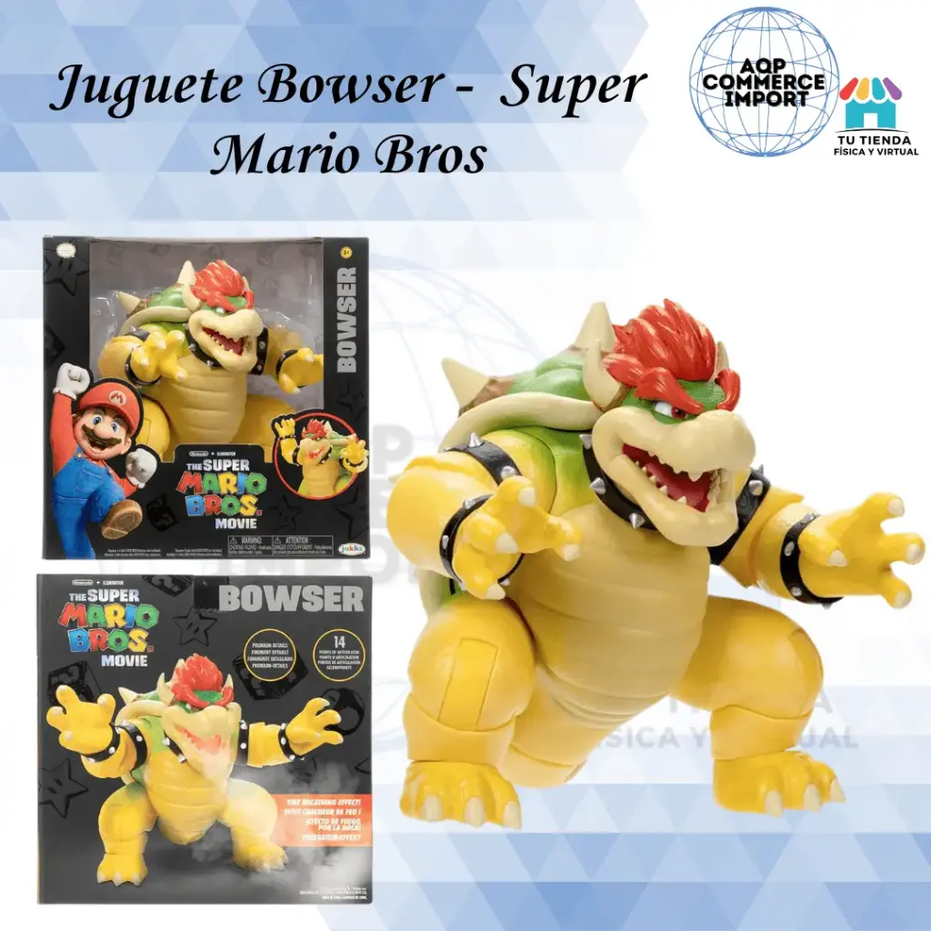 JUGUETE BOWSER - SUPER MARIO BROS